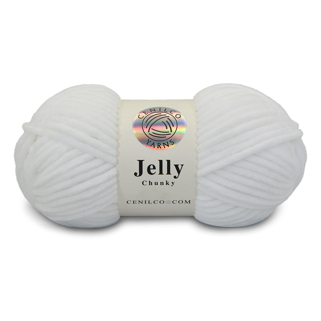 1 Novelo - Jelly Chunky – Fio de Chenille Premium para Amigurumi, Croché e Tricô