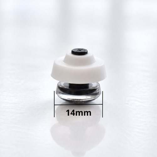 Ojos de Seguridad con  Purpurina de 14 mm para Amigurumi – 1 par con  Purpurina y Arandelas de Seguridad
