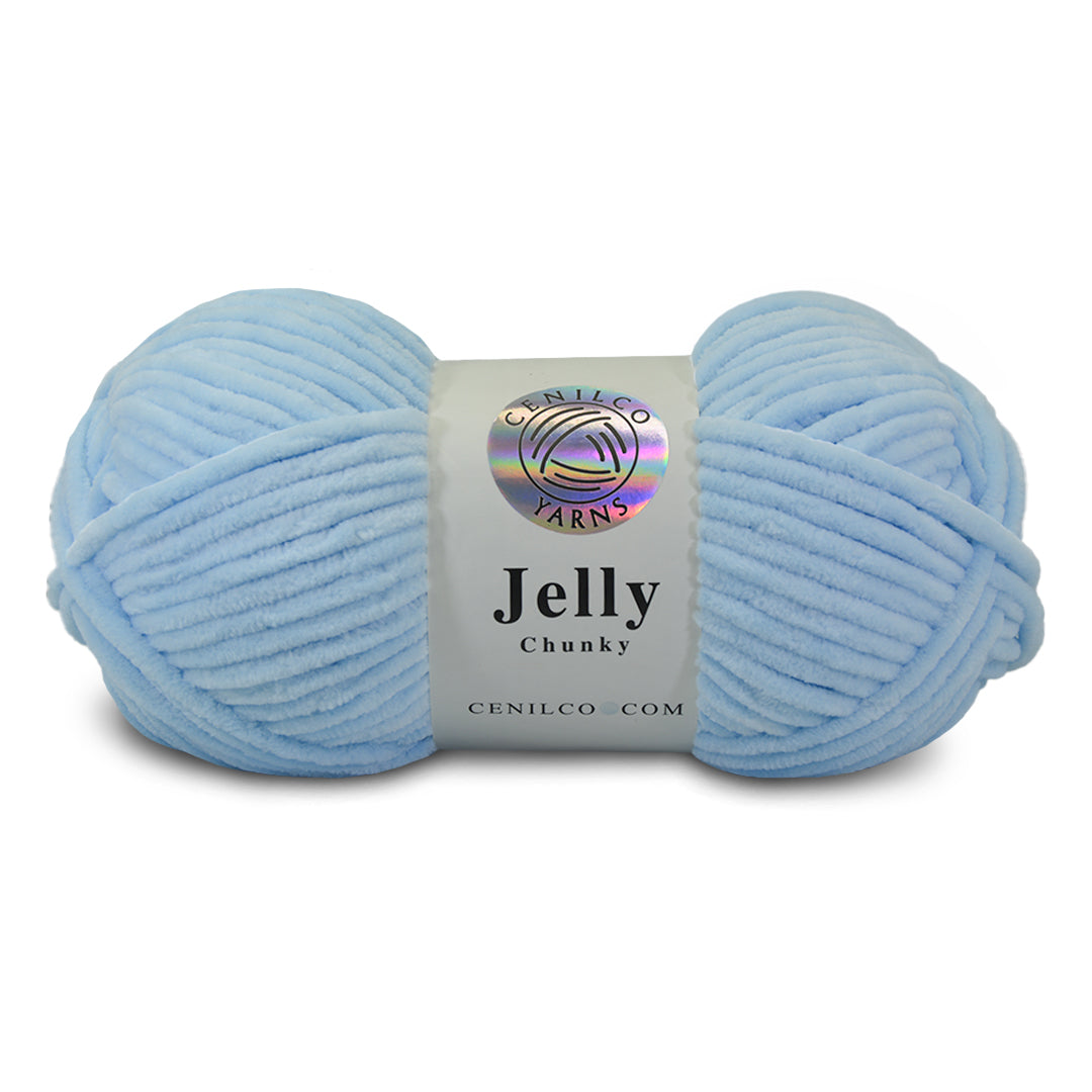 1 Ball - Jelly Chunky – Premium Chenille Yarn for Amigurumi, Crochet & Knitting