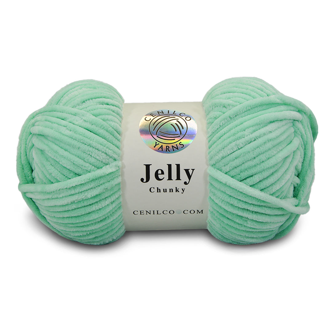 1 Ball - Jelly Chunky – Premium Chenille Yarn for Amigurumi, Crochet & Knitting