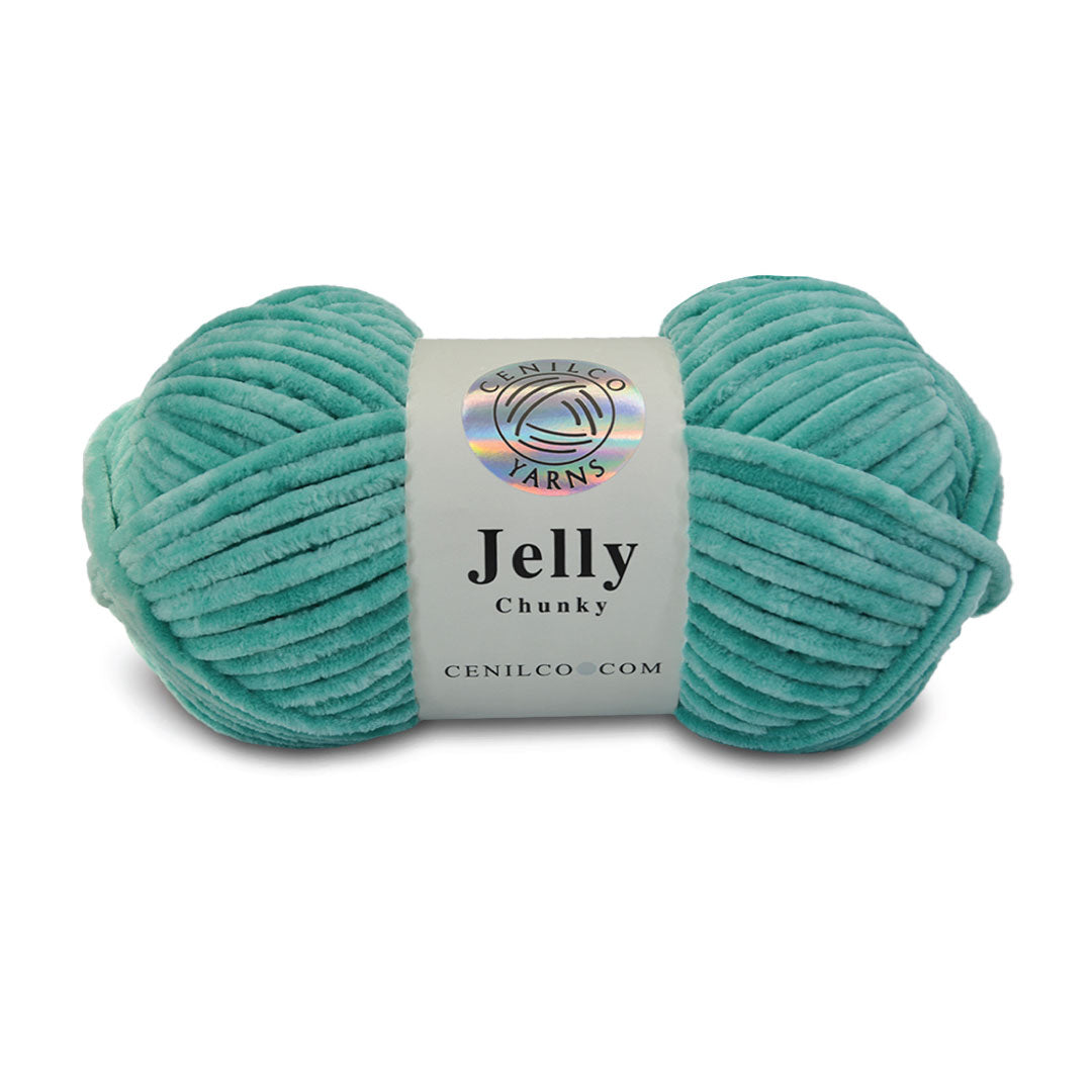 1 Ball - Jelly Chunky – Premium Chenille Yarn for Amigurumi, Crochet & Knitting