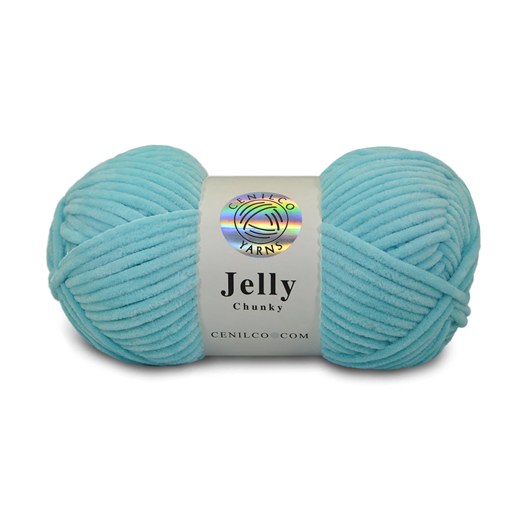 1 Ball - Jelly Chunky – Premium Chenille Yarn for Amigurumi, Crochet & Knitting