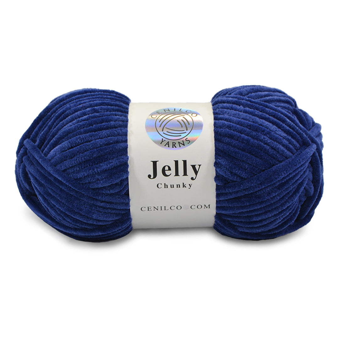 1 Ball - Jelly Chunky – Premium Chenille Yarn for Amigurumi, Crochet & Knitting