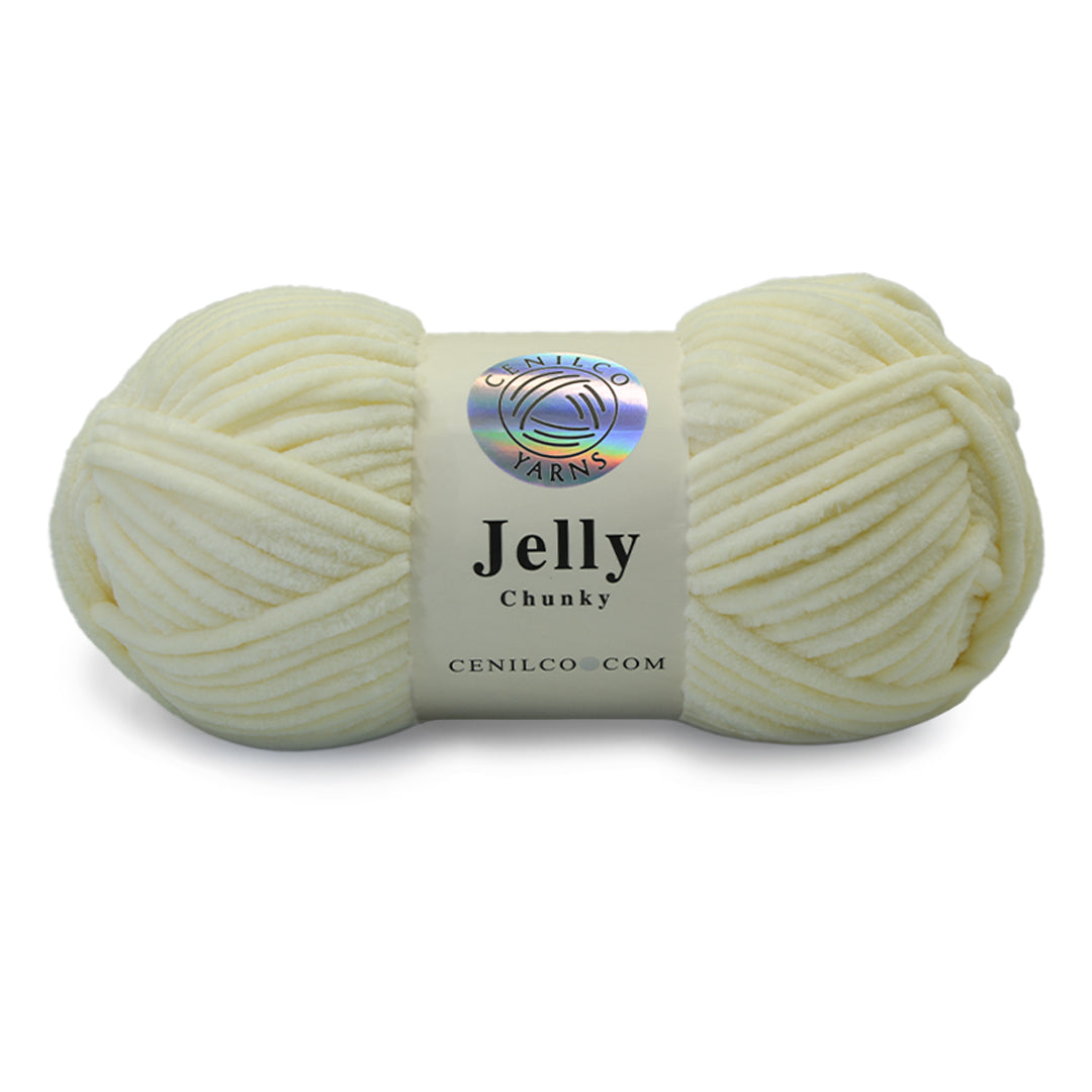 1 Ball - Jelly Chunky – Premium Chenille Yarn for Amigurumi, Crochet & Knitting