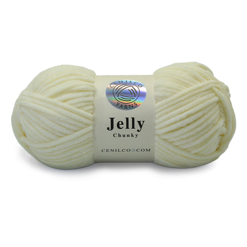 1 Ovillo - Jelly Chunky – Hilo de chenilla premium para amigurumi, ganchillo y punto