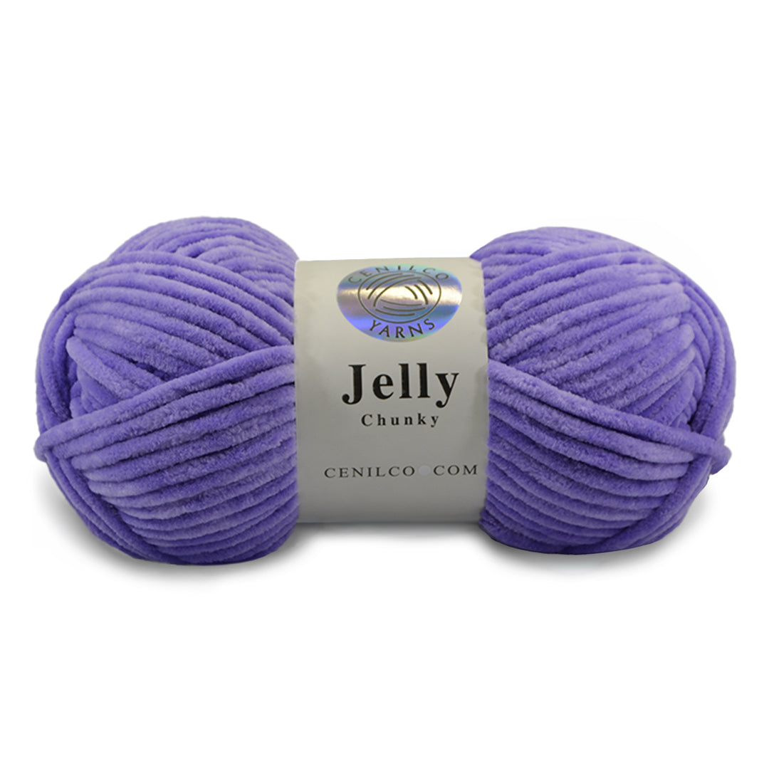 1 Ball - Jelly Chunky – Premium Chenille Yarn for Amigurumi, Crochet & Knitting