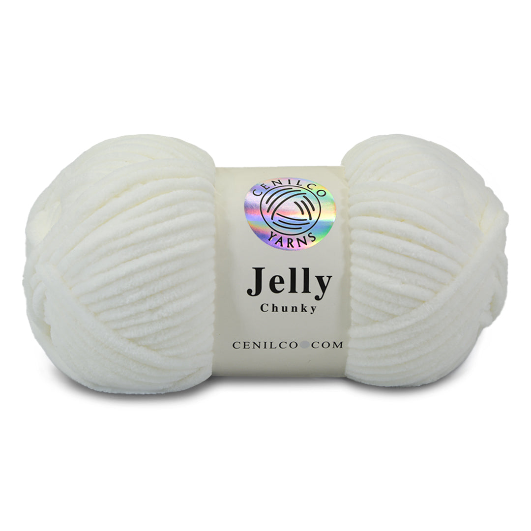 1 Ball - Jelly Chunky – Premium Chenille Yarn for Amigurumi, Crochet & Knitting