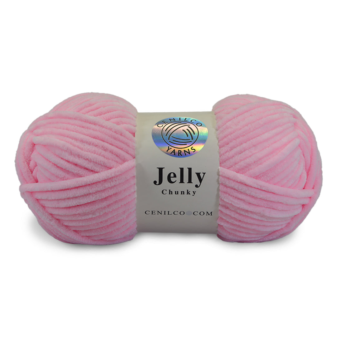 1 Ball - Jelly Chunky – Premium Chenille Yarn for Amigurumi, Crochet & Knitting