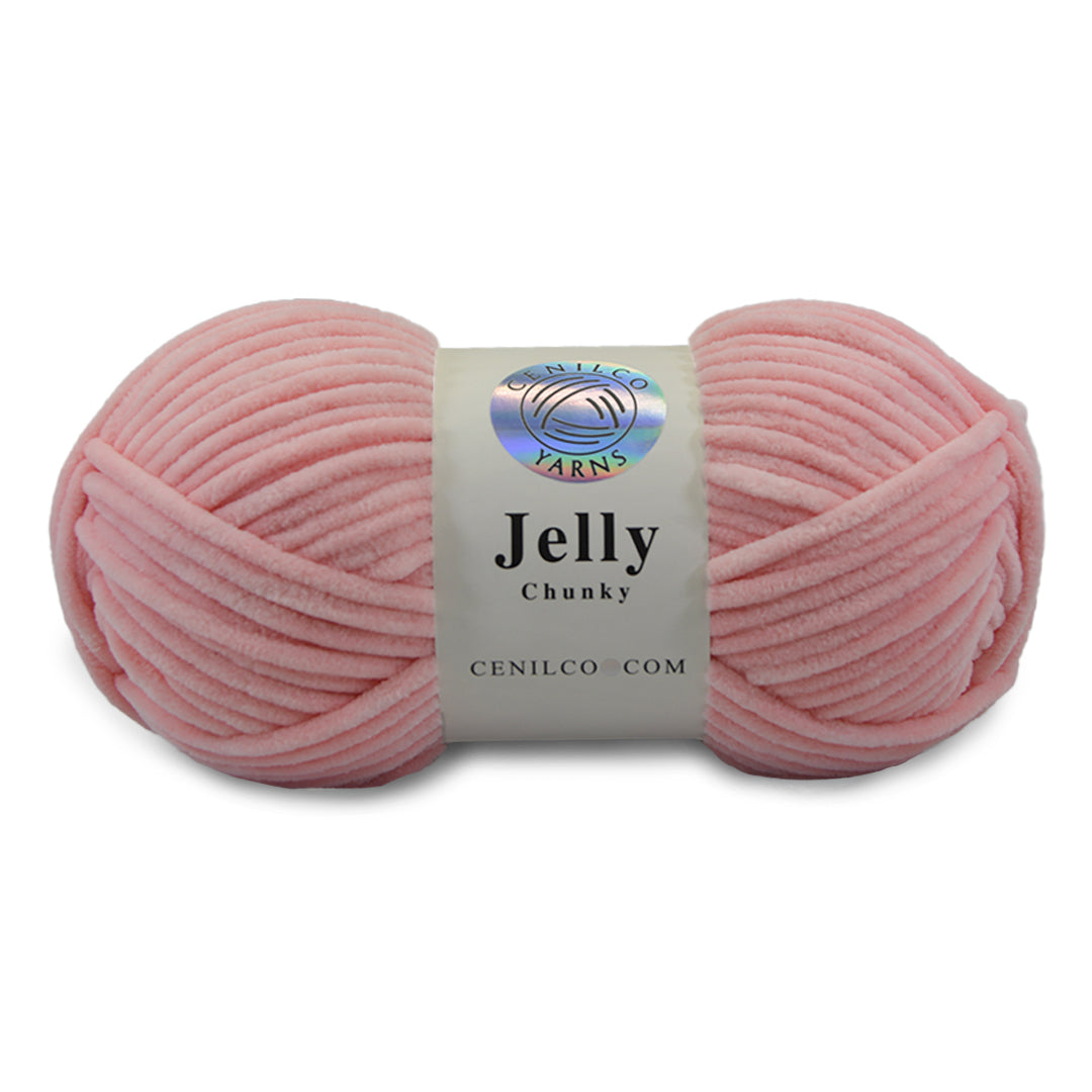 1 Ball - Jelly Chunky – Premium Chenille Yarn for Amigurumi, Crochet & Knitting