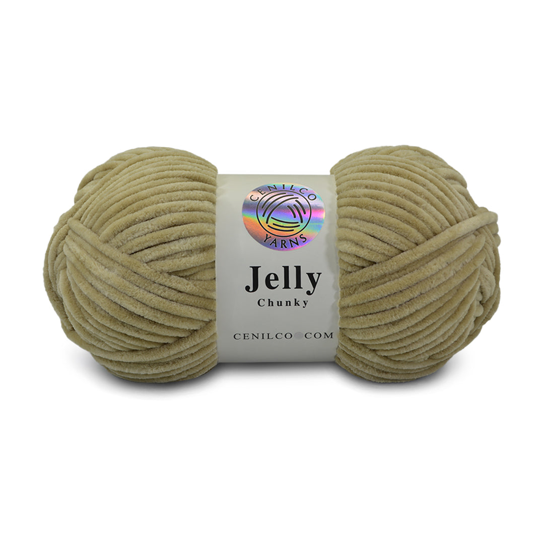 1 Ball - Jelly Chunky – Premium Chenille Yarn for Amigurumi, Crochet & Knitting