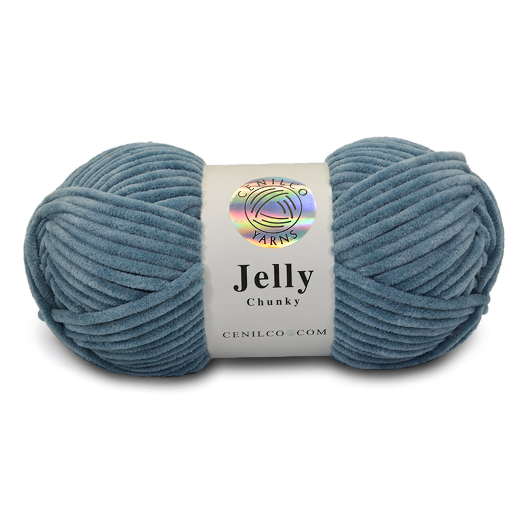 1 Ball - Jelly Chunky – Premium Chenille Yarn for Amigurumi, Crochet & Knitting