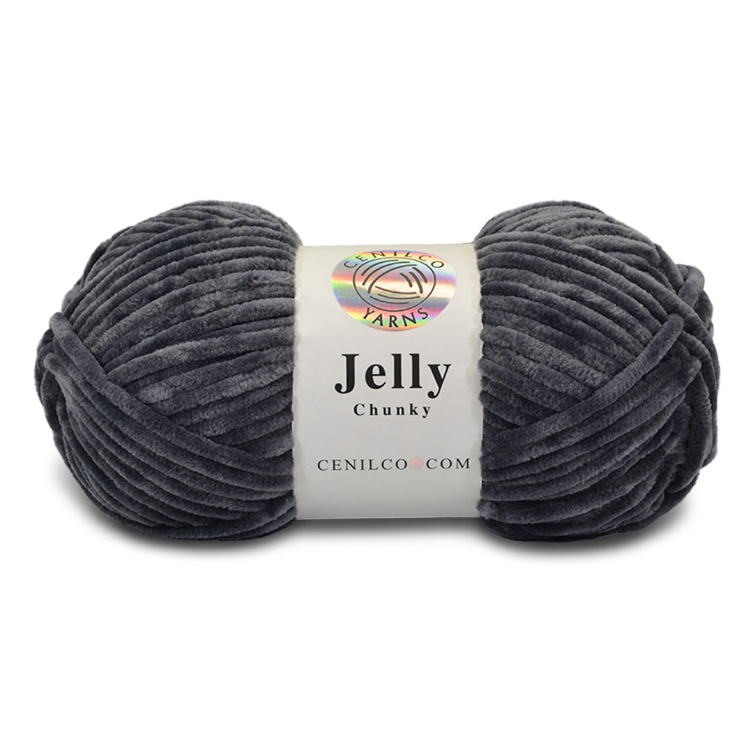 1 Ball - Jelly Chunky – Premium Chenille Yarn for Amigurumi, Crochet & Knitting