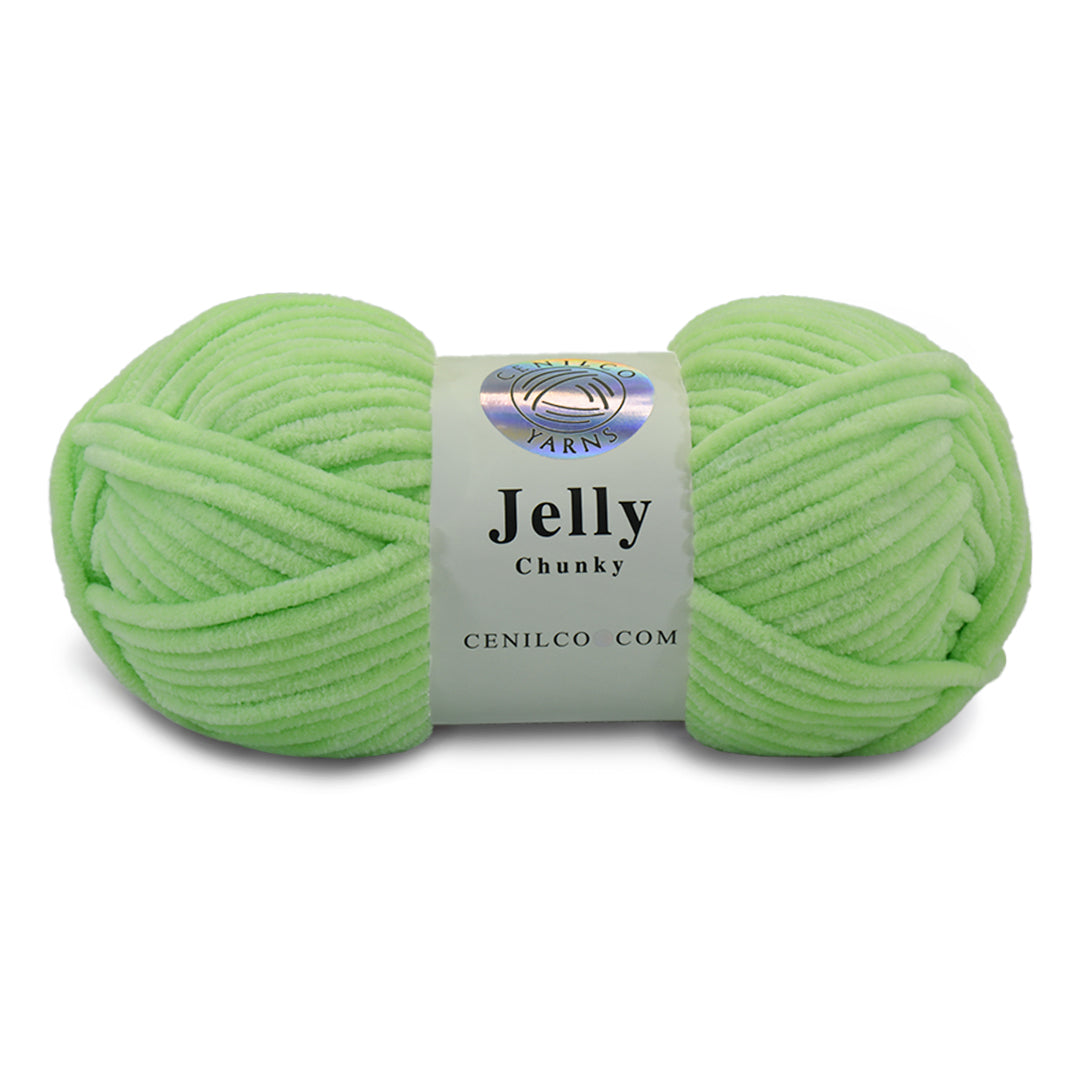1 Ball - Jelly Chunky – Premium Chenille Yarn for Amigurumi, Crochet & Knitting