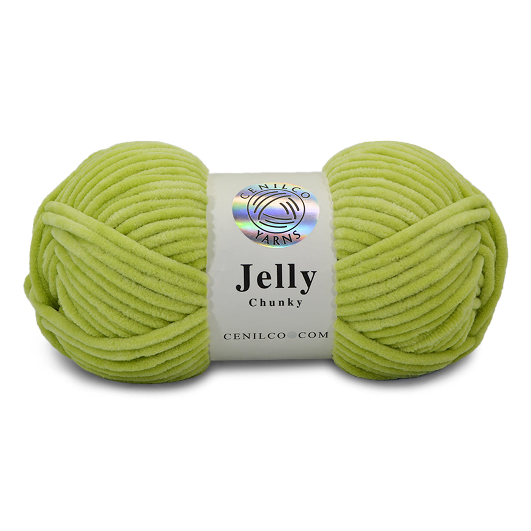 1 Ball - Jelly Chunky – Premium Chenille Yarn for Amigurumi, Crochet & Knitting