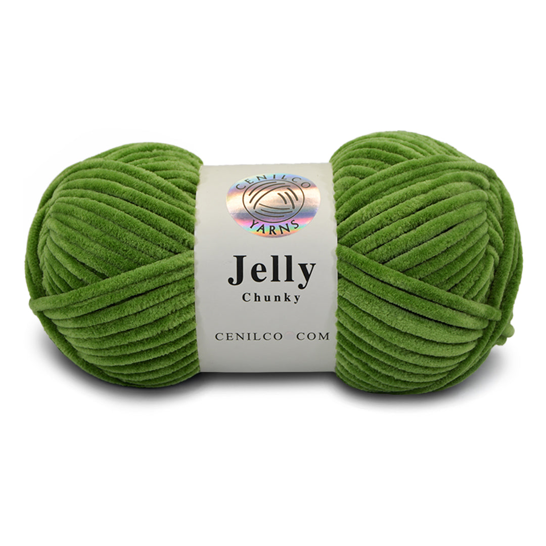 1 Ball - Jelly Chunky – Premium Chenille Yarn for Amigurumi, Crochet & Knitting