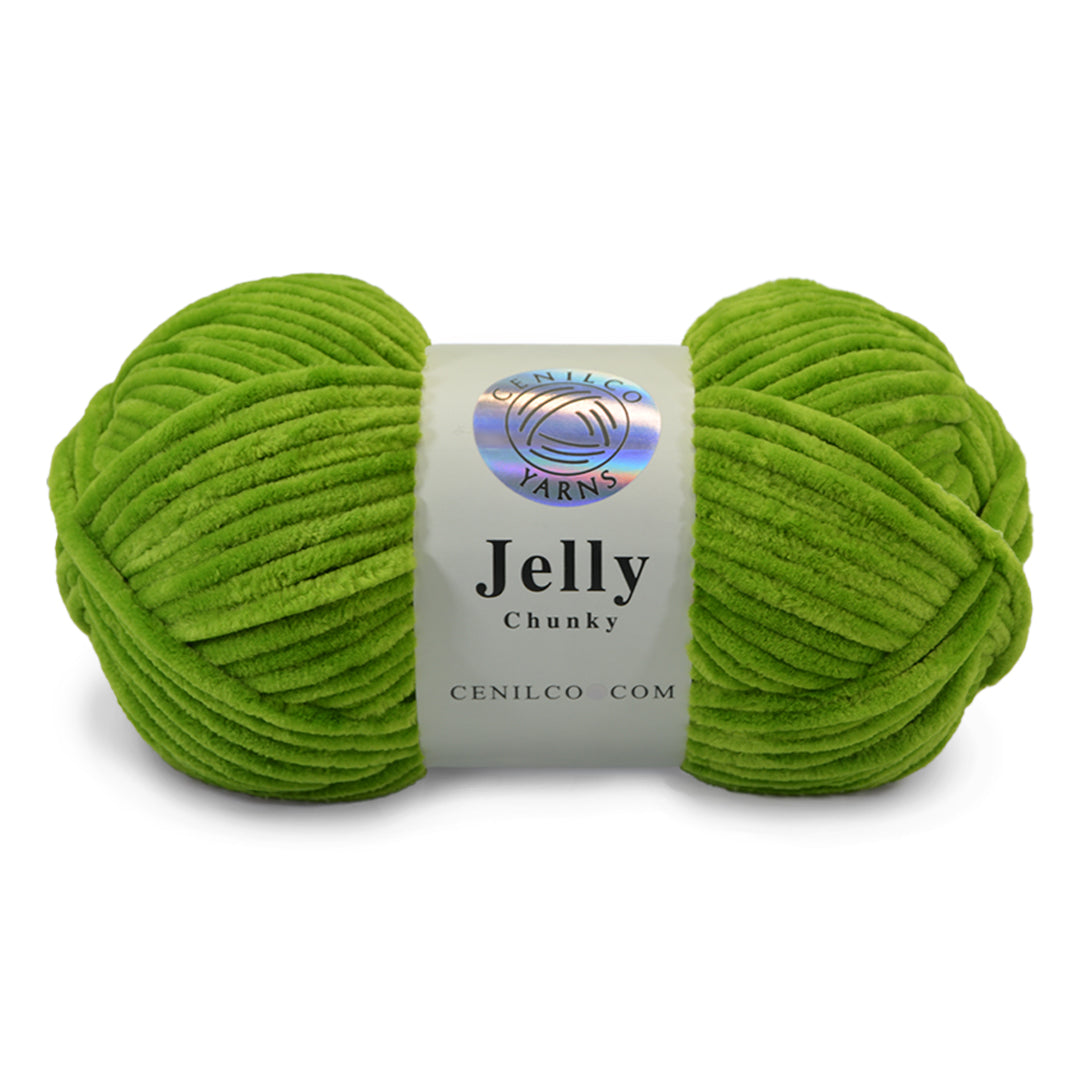 1 Ball - Jelly Chunky – Premium Chenille Yarn for Amigurumi, Crochet & Knitting