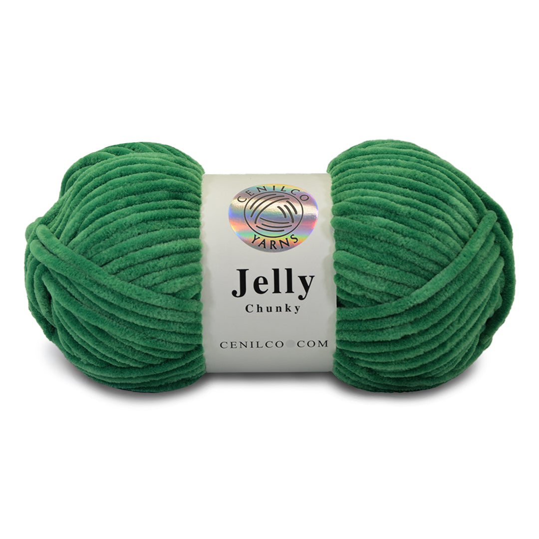 1 Ball - Jelly Chunky – Premium Chenille Yarn for Amigurumi, Crochet & Knitting