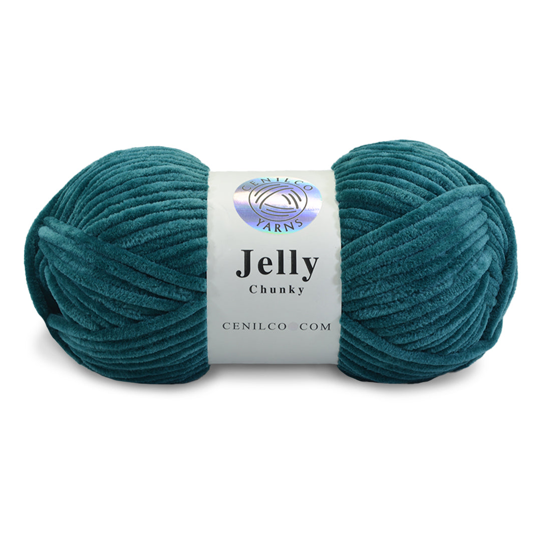 1 Ball - Jelly Chunky – Premium Chenille Yarn for Amigurumi, Crochet & Knitting