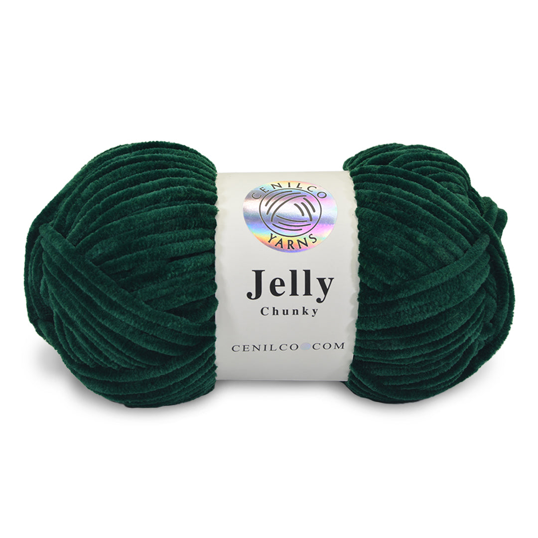 1 Ball - Jelly Chunky – Premium Chenille Yarn for Amigurumi, Crochet & Knitting