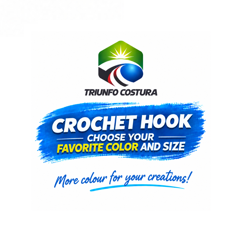 Agulha de Croché Ergonómica em Alumínio – 2 mm a 6 mm